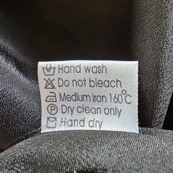 Victoria Beckham Whimsical Print Black Collared Dress Size 6 - Picture 11 of 11